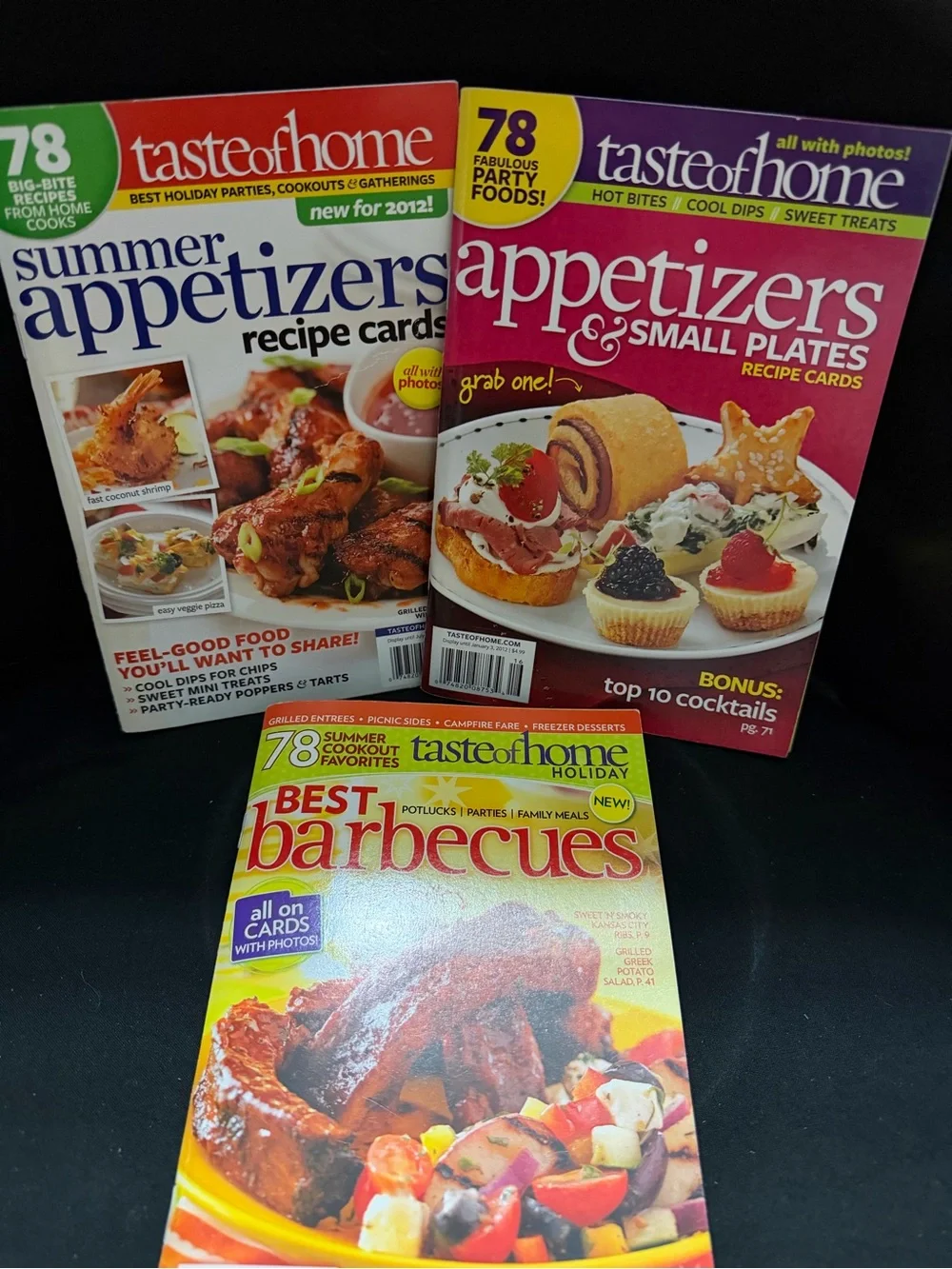 Betty Crocker/ Taste of Home Assorted Cookbook Collection